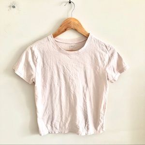 Brandy Melville / J Galt blush baby pink tee shirt